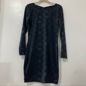 Victoria’s Secret Sport Black/Grey Long Sleeve Dress M